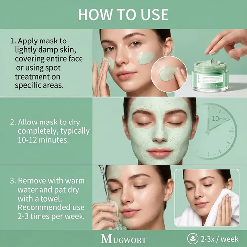 Máscara Facial Barubt Arcilla Artemisa 55 G Todo Tipo De Piel
