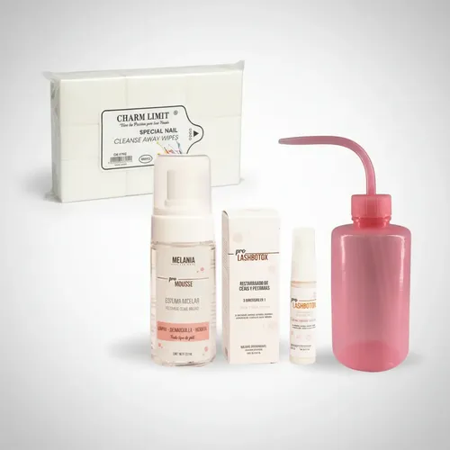 Kit Para Limpiar Rostro Y Pestañas Skincare Melania Micelar