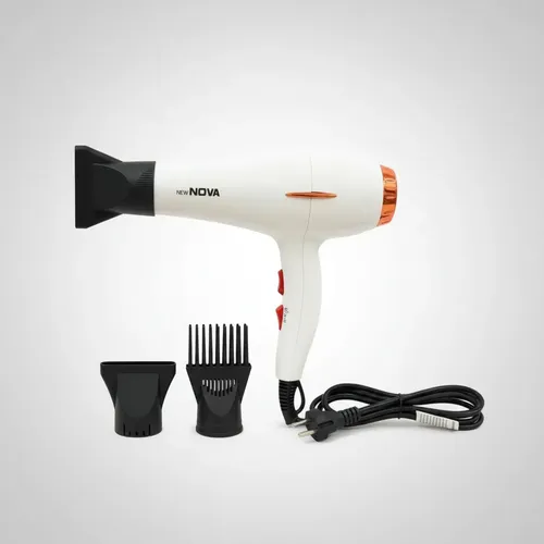 Secador De Pelo New Nova Frio Calor Difusor Y Boquilla 2 Vel