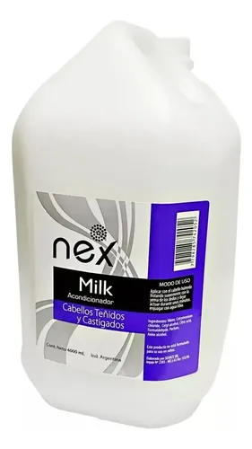 Acondicionador Nex Milk Cabello Teñidos Castigados Bidon 4l