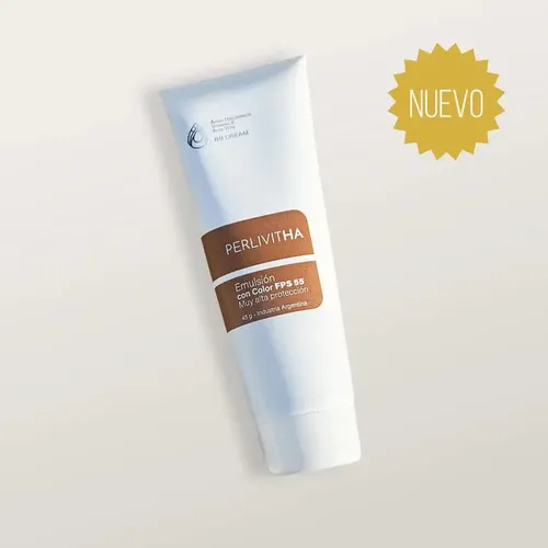 Perlivit Ha Protector Solar Emulsión Con Color Fps 55