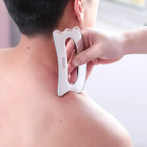 Herramienta De Masaje Gua Sha Stickon Acero Inoxidable Iastm