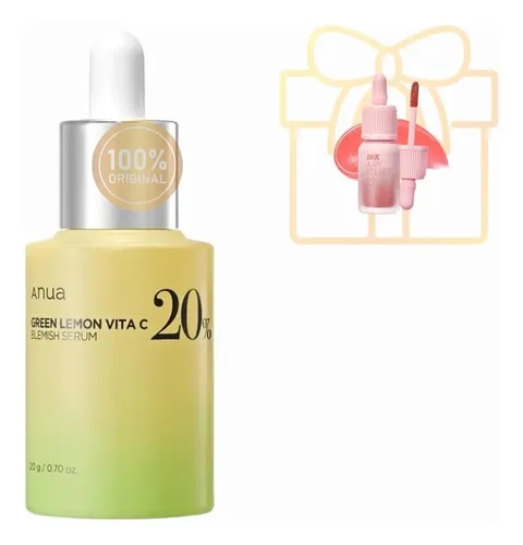 Anua green lemon vita c blemish serum 20% antimanchas día y noche todo tipo de piel