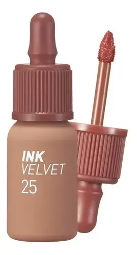 Peripera Labial Ink Velvet Nude 4g Color Cinnamon Nude 25