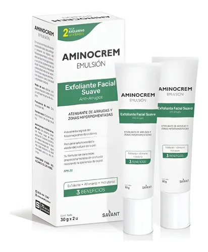 Aminocrem Emulsión Exfoliante Facial Suave Anti Arrugas X2 U