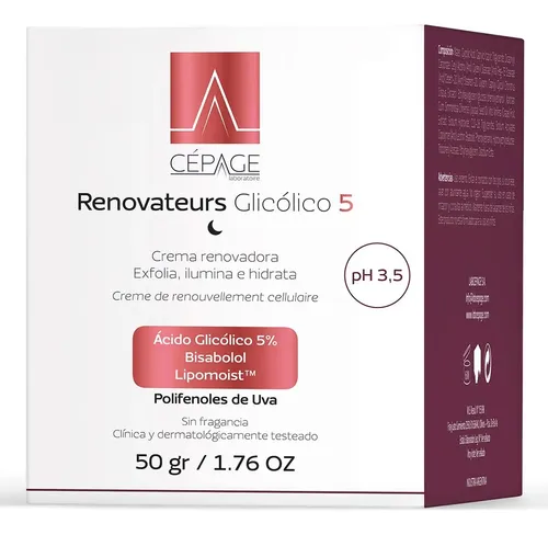 Cepage Renovateurs Ácido Glicólico 5 Crema Facial Antiedad