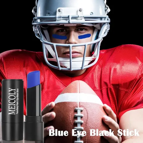 Pintura Facial Eye Black Azul Royal Meicoly 3u