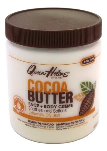 Manteca De Cacao Cream Queen Helene, 450 Ml (paquete De 3)