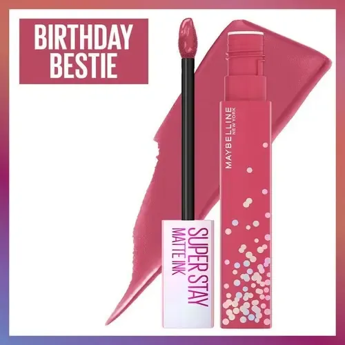 Labial Líquido Maybelline Super Stay Matte Ink 5ml Birthday Of Bestie 410 Mate