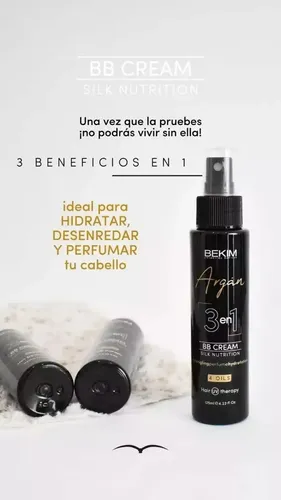 Bekim Bb Cream Capilar 3 En 1 Hidrata Desenreda Docilidad