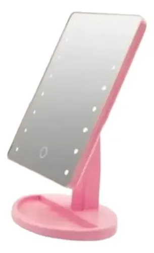 Espejo Para Maquillaje Giratorio Luces Led Touch Screen