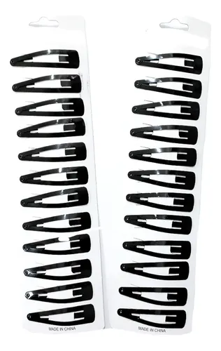 Pack X 3 Blisters Hebillas De Pelo Tic Tac (36 Unidades)