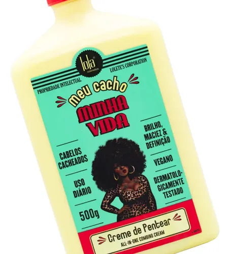 Lola Meu Cacho Minha Vida Crema Peinar Rulos Pelo 500gr 3 Ms