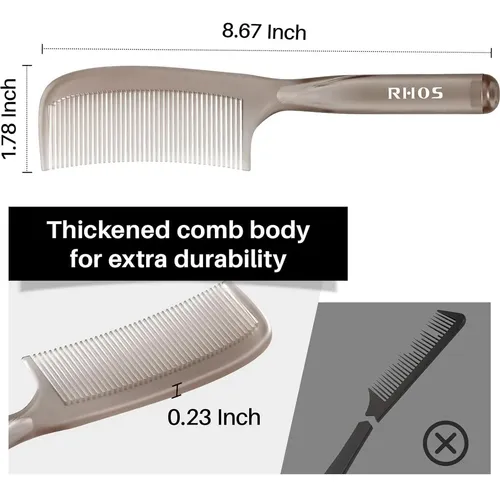 Peine Desenredante Rhos De Dientes Anchos Para Cabello