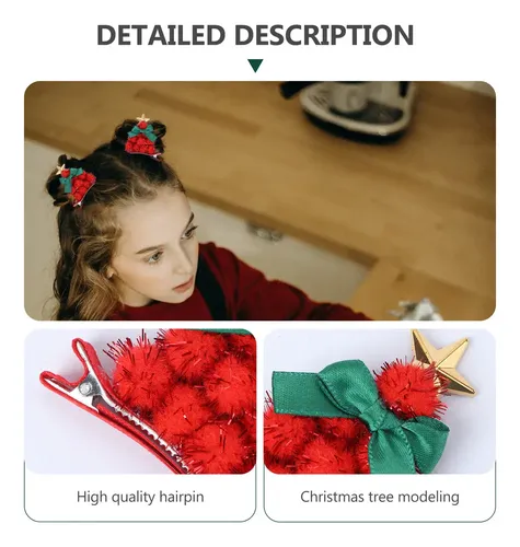 ~ Accesorios Navideños Para El Cabello Christmas Tree