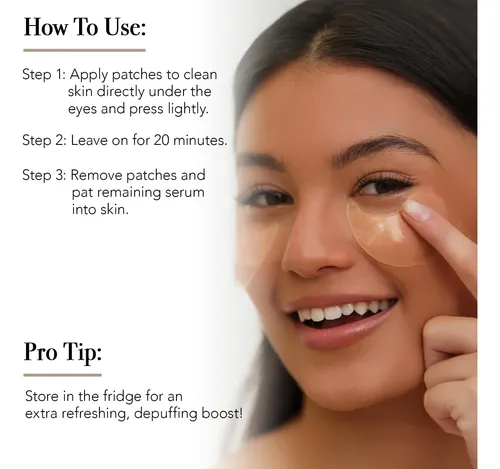 Pro Lash Parches De Gel Hidratante Para Debajo De Los Ojos
