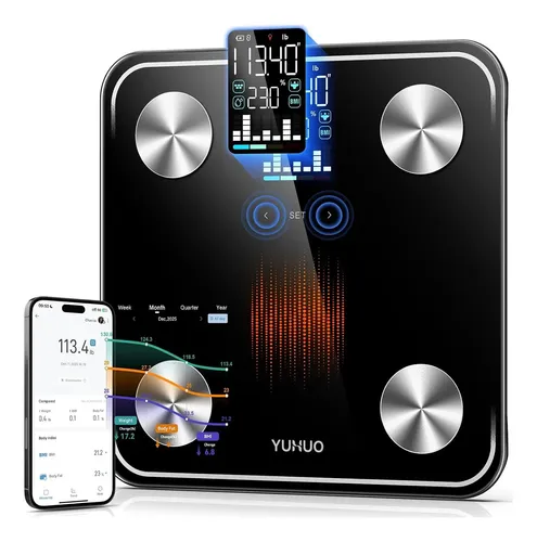 Báscula Inteligente Yuhuo 4-electrode Con App