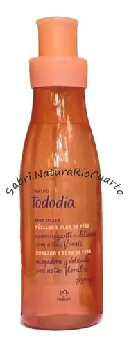 Body splash Natura Tododia Durazno Y Flor De Pera mujer 200mL