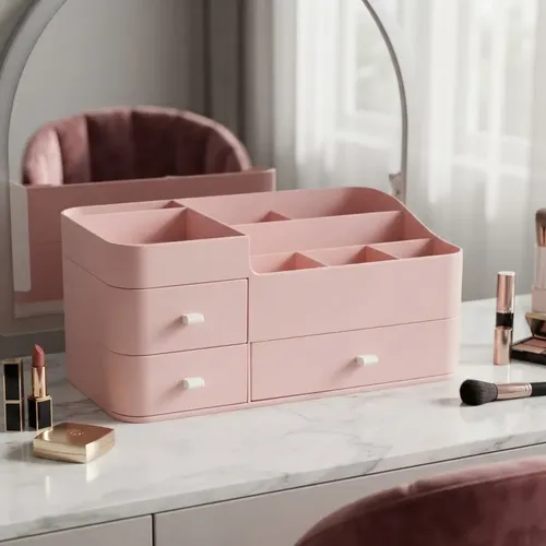 Organizador De Cosmeticos Pink Label