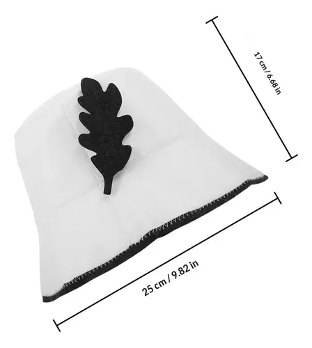 Gorro De Sauna De Fieltro Para Ducha Y Baño, Gorro De Vapor