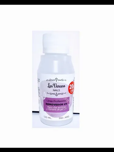 Removedor Para Uñas Semipermanentes X 100ml Las Varano