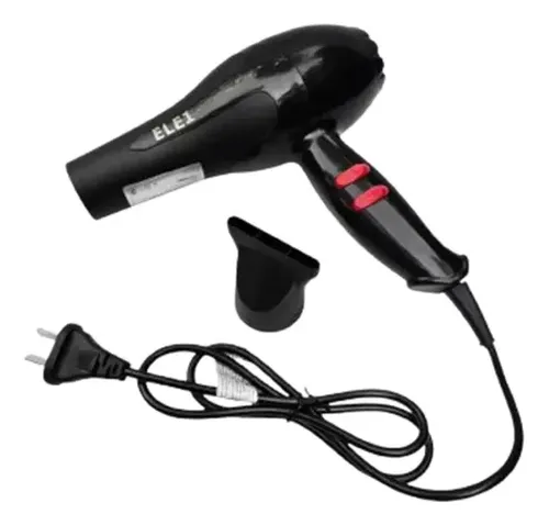 Secador De Pelo Cabello 2 Velocidades 1800 220v Color Negro