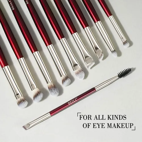 Set De Brochas De Maquillaje Beili 15 Piezas Profesional Sin