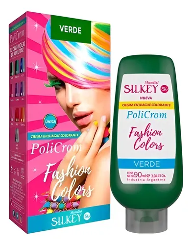 Policrom Fashion Colors Silkey Crema Enjuague Colorantex90ml