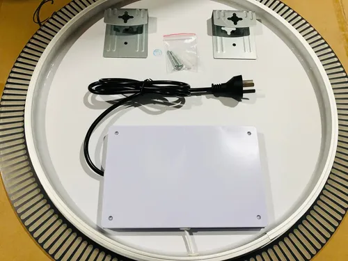 Espejo Luz Led Táctil Touch Baño Redondo 60cm Decor Premium!