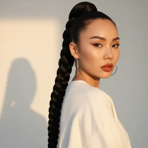 Trenza Postiza. 90 Cm Extensiones De Cabello  Kanekalon