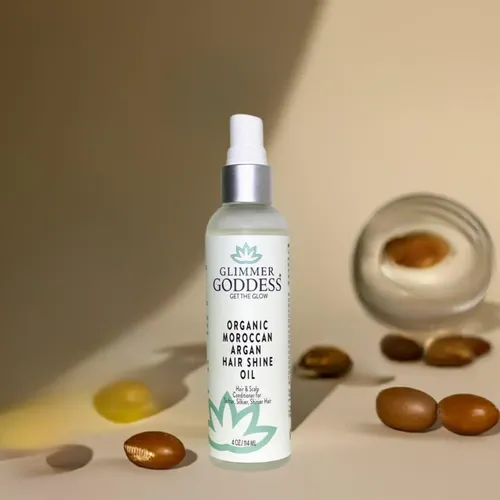 Glimmer Goddess Brillo Para Cabello Con Argán Orgánico 4