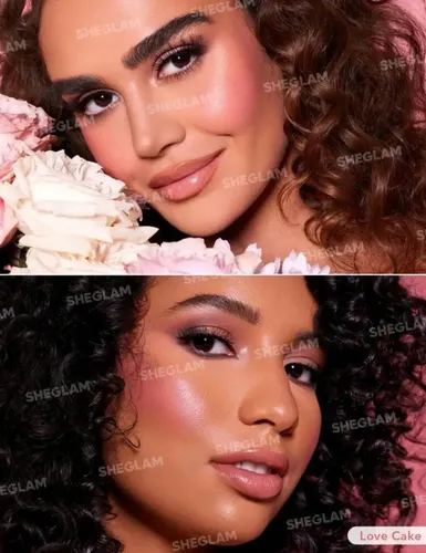 Sheglam Color Bloom Liquid Blush Matte Rubor Líquido Shein Tono del maquillaje Love Cake