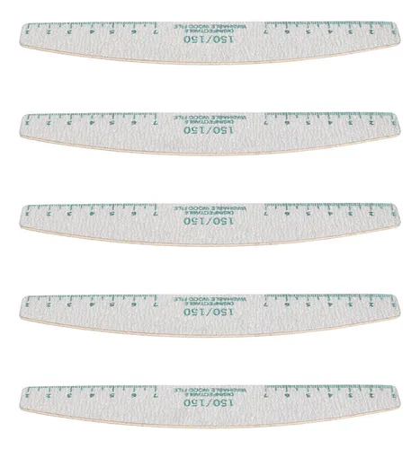 T Lima Para Decoración De Uñas, 50 Unidades, Grano 150/150,