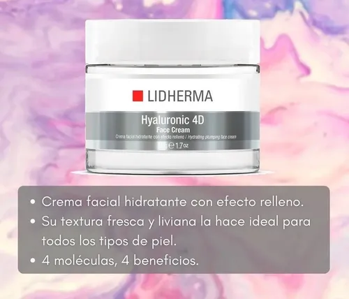 Hyaluronic 4d Face Cream Hialuronico Hidratante Lidherma
