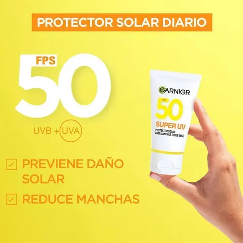 Garnier Super Uv Protector Solar X40 Toque Seco