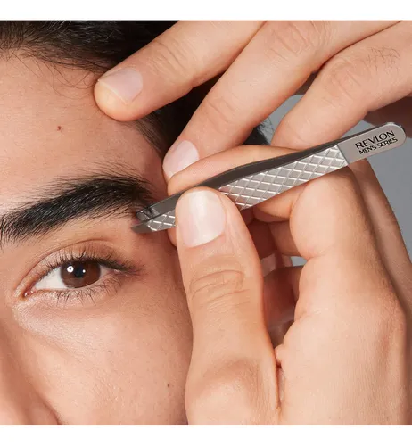Pinzas Revlon Para Depilación De Cejas Para Hombre, Serie S,