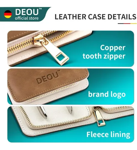Deou 8-en-1 Set De Manicura Premium, Acero 420j2, Estuche