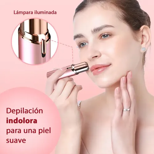Depiladora Eléctrica Recargable Para Mujer Rostro Y Axilas