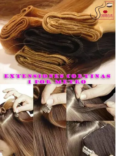 Extensiones Cortinas Simil Natural X 1 Metro Ancho Kanekalon