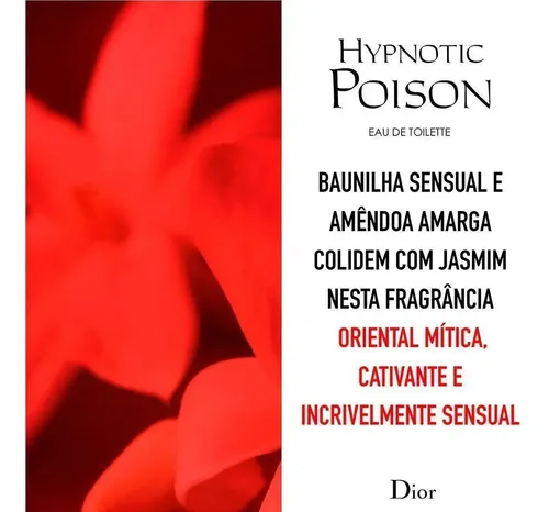 Perfume Mujer Dior Hypnotic Poison EDT 50ml Oriental Vainilla