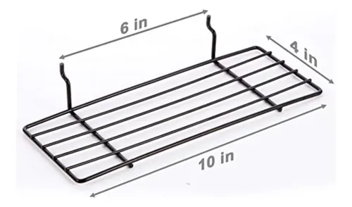 Jsjx Estante Con Forma Rejilla Hierro, Ganchos For Tablas