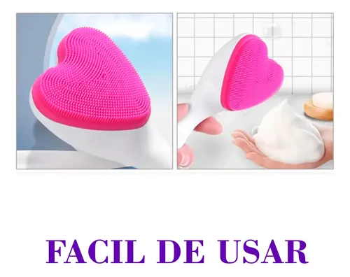 Cepillo Facial Limpiador De Silicona Manual