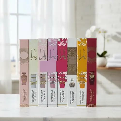 Kit X 7 Unidades Perfume Arabe 35 Ml Para Mujer Tubitos
