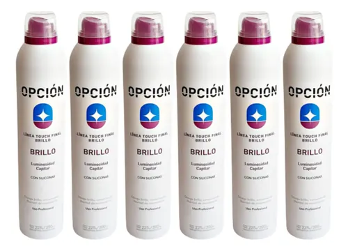 Brillo Siliconado Capilar Opción Profesional 390 Ml X6
