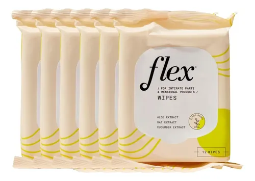 Toallitas Íntimas Flex Biodegradables 24u