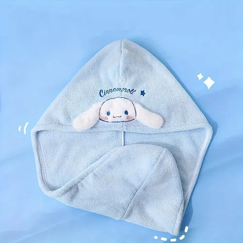 Gorro Secado Rápido Sanrio Cinnamoroll Suave Ondulado 1 Pc Perro Canela