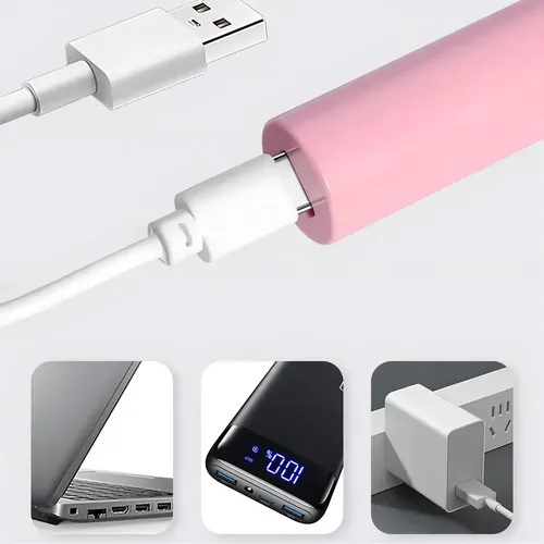 Mini Cabina UV LED Portátil Rosa HAND LIGHT para Uñas Soft Gel USB 3W