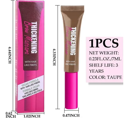 Gel De Cejas Teñido Resistente Al Agua Bingbrush 1oz Morena