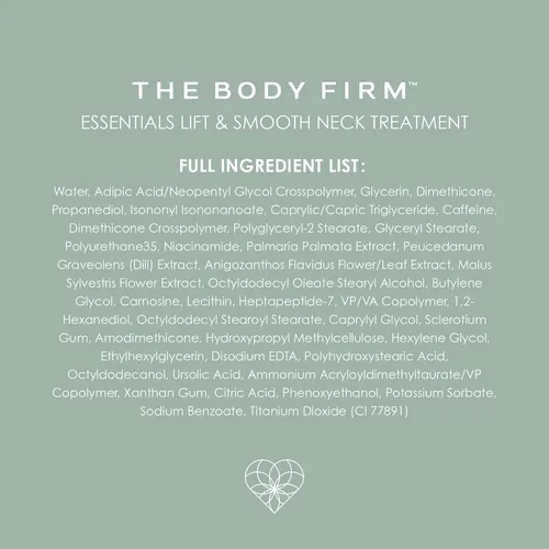Crema Reafirmante Para El Cuello Body Firm 50.3 Ml