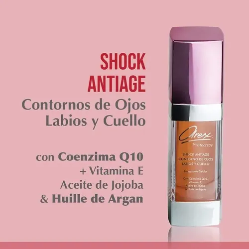 Arex Crema Ojos Shock Antiage Coenzima Q10 Vitamin E Y Argan